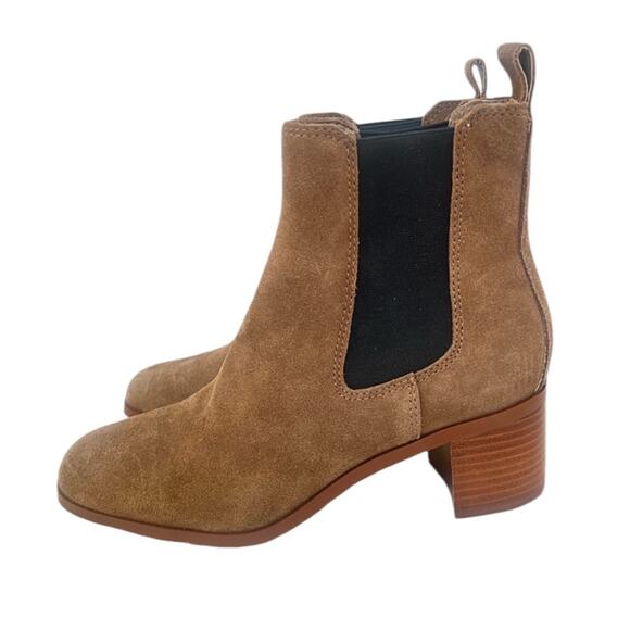 NWOT Steve Madden Rockwell Chelsea Booties in Cognac Suede – Sz 9 - Picture 7 of 9